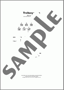 Trailways Bus(Paul Simon) 楽譜 ギター（コード） ダウンロード