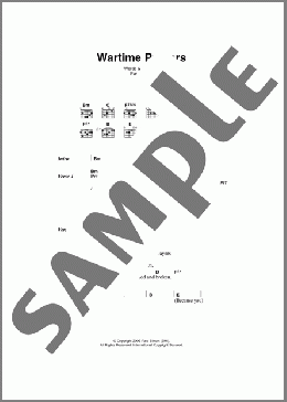 Wartime Prayers(Paul Simon) 楽譜 ギター（コード） ダウンロード