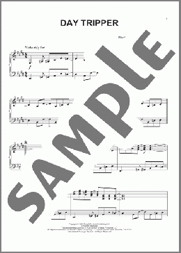 Day Tripper(The Beatles) 楽譜 ピアノ（ソロ） ダウンロード