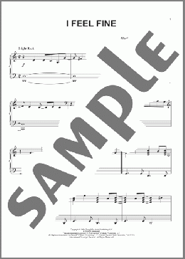I Feel Fine(The Beatles) 楽譜 ピアノ（ソロ） ダウンロード