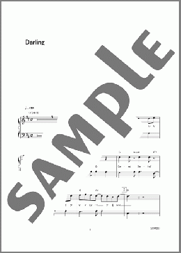 Darling(V6) 楽譜 ピアノ（ソロ） 初級 ダウンロード