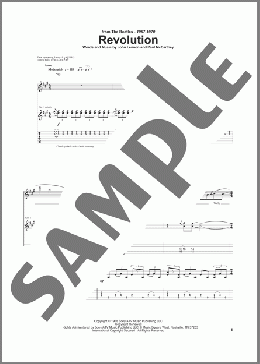 Revolution(The Beatles) 楽譜 ギター（ソロ） ダウンロード