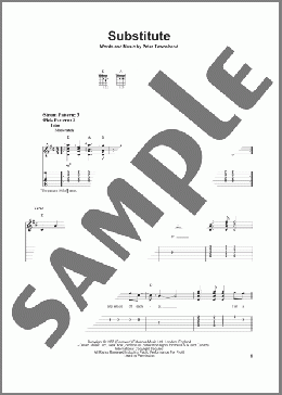 Substitute(The Who) 楽譜 ギター（ソロ） ダウンロード