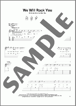We Will Rock You(Queen) 楽譜 ギター（ソロ） ダウンロード