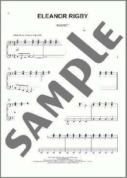 Eleanor Rigby(The Beatles) 楽譜 ピアノ（連弾） ダウンロード
