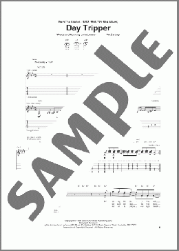 Day Tripper(The Beatles) 楽譜 ギター（ソロ） ダウンロード