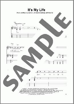 It's My Life(Bon Jovi) 楽譜 ギタースコア ダウンロード