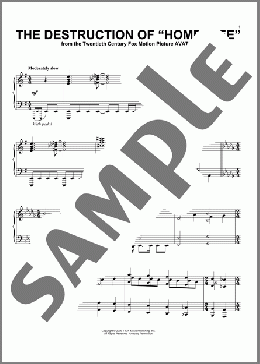 The Destruction Of ”Hometree”(James Horner/Avatar (Movie)) 楽譜 ピアノ（ソロ） ダウンロード