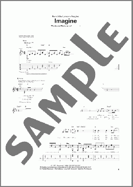 Imagine(John Lennon/Glee (TV Series)) 楽譜 ギター（ソロ） ダウンロード