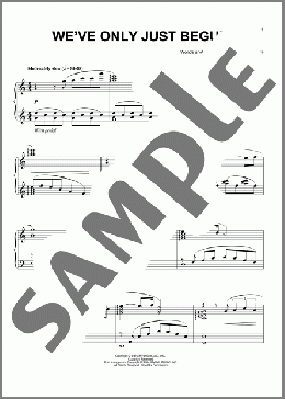 We've Only Just Begun (arr. Phillip Keveren)(Carpenters) 楽譜 ピアノ（ソロ） ダウンロード