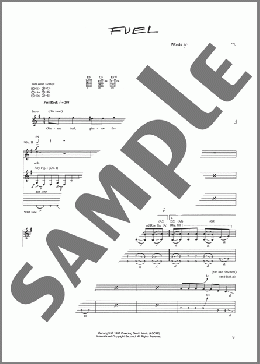 Fuel(Metallica) 楽譜 ギター（ソロ） ダウンロード