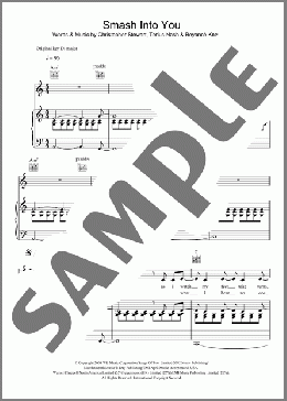 Smash Into You(Beyonce) 楽譜 その他 ダウンロード