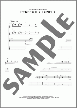 Perfectly Lonely(John Mayer) 楽譜 ギター（ソロ） ダウンロード