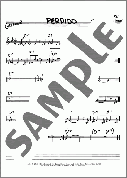 Perdido(Duke Ellington) 楽譜 その他 ダウンロード
