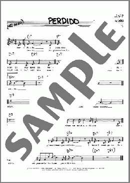 Perdido(Duke Ellington) 楽譜 その他 ダウンロード