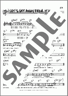 Let's Get Away From It All(Frank Sinatra) 楽譜 その他 ダウンロード