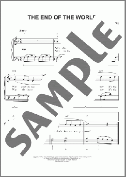 The End Of The World (arr. Phillip Keveren)(Carpenters/Skeeter Davis) 楽譜 ピアノ（ソロ） ダウンロード