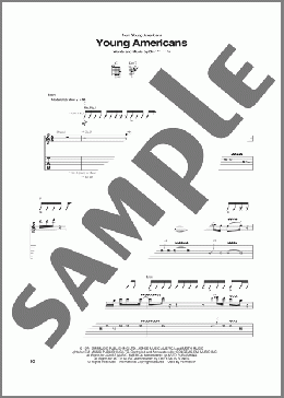 Young Americans(David Bowie) 楽譜 ギター（ソロ） ダウンロード