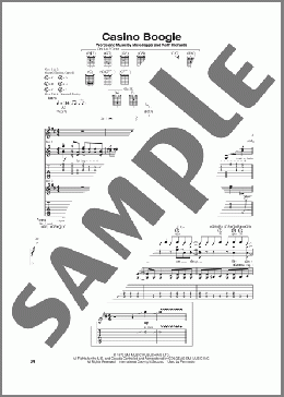 Casino Boogie(The Rolling Stones) 楽譜 ギター（ソロ） ダウンロード