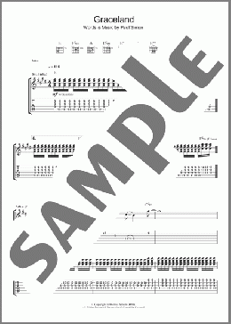 Graceland(Paul Simon) 楽譜 ギター（ソロ） ダウンロード