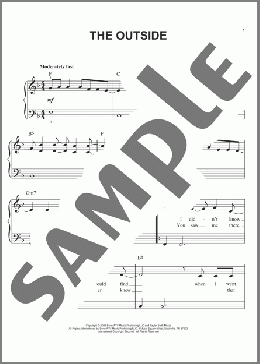 The Outside(Taylor Swift) 楽譜 ピアノ（ソロ） ダウンロード