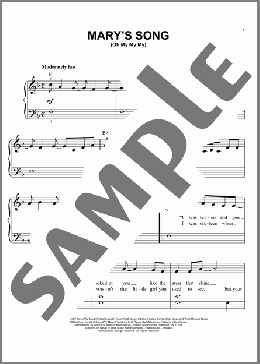 Mary's Song (Oh My My My)(Taylor Swift) 楽譜 ピアノ（ソロ） ダウンロード