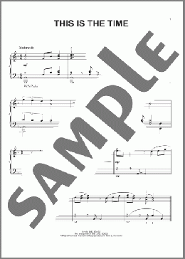 This Is The Time(Billy Joel) 楽譜 ピアノ（ソロ） ダウンロード