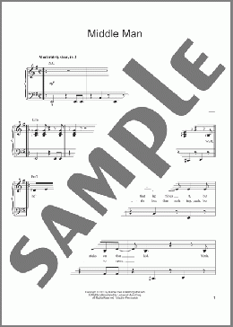 Middle Man(Jack Johnson) 楽譜 ピアノ（ソロ） ダウンロード