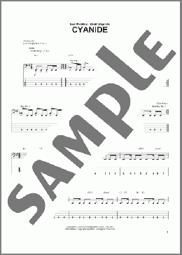 Cyanide(Metallica) 楽譜 ベース ダウンロード