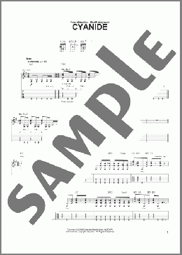 Cyanide(Metallica) 楽譜 ギター（ソロ） ダウンロード