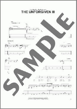 The Unforgiven III(Metallica) 楽譜 ギター（ソロ） ダウンロード