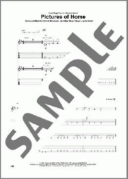 Pictures Of Home(Deep Purple) 楽譜 ギター（ソロ） ダウンロード