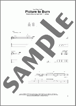 Picture To Burn(Taylor Swift) 楽譜 ギター（ソロ） ダウンロード