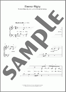 Eleanor Rigby(The Beatles) 楽譜 ピアノ（ソロ） ダウンロード