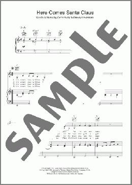 Here Comes Santa Claus (Right Down Santa Claus Lane)(Bob Dylan) 楽譜 その他 ダウンロード