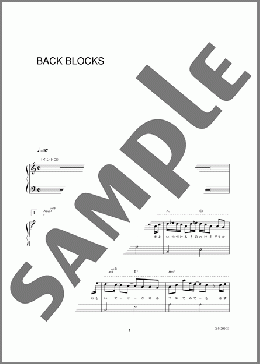 BACK BLOCKS(MISIA) 楽譜 ピアノ（ソロ） 初級 ダウンロード 定額サブスク
