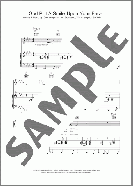 God Put A Smile Upon Your Face(Coldplay) 楽譜 その他 ダウンロード