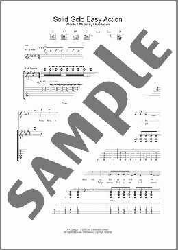 Solid Gold Easy Action(T Rex) 楽譜 ギター（ソロ） ダウンロード