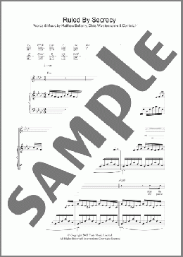 Ruled By Secrecy(Muse) 楽譜 その他 ダウンロード