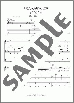 Ride A White Swan(T Rex) 楽譜 ギター（ソロ） ダウンロード