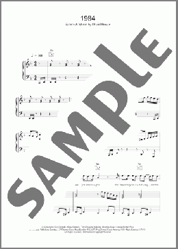 1984(David Bowie) 楽譜 その他 ダウンロード