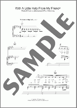 With A Little Help From My Friends(The Beatles) 楽譜 その他 ダウンロード
