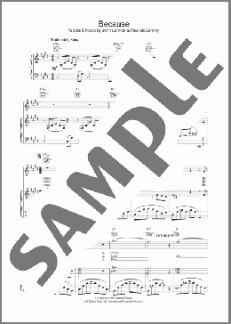 Because(The Beatles) 楽譜 その他 ダウンロード
