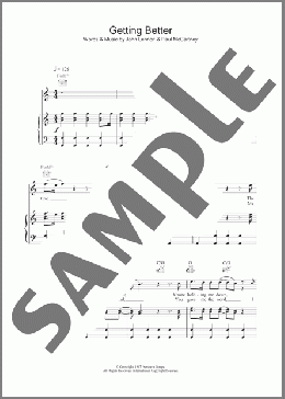 Getting Better(The Beatles) 楽譜 その他 ダウンロード