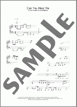 Can You Hear Me(David Bowie) 楽譜 その他 ダウンロード