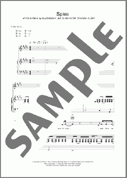 Spies(Coldplay) 楽譜 その他 ダウンロード