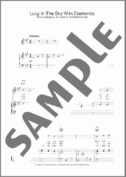 Lucy In The Sky With Diamonds(The Beatles) 楽譜 その他 ダウンロード