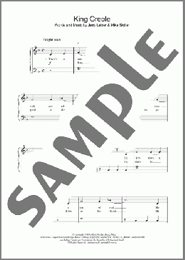 King Creole(Elvis Presley/Leiber & Stoller) 楽譜 ピアノ（ソロ） ダウンロード