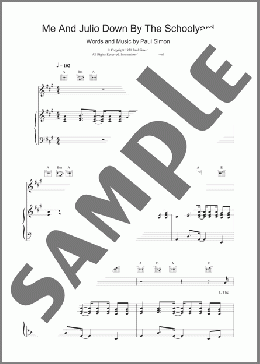 Me And Julio Down By The Schoolyard(Paul Simon) 楽譜 その他 ダウンロード