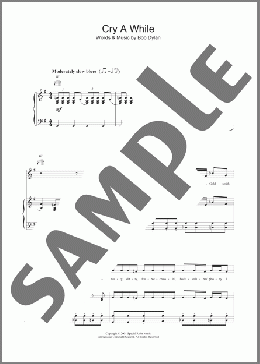 Cry A While(Bob Dylan) 楽譜 その他 ダウンロード